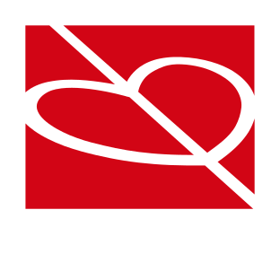 Logo der DFL Stiftung: Ein rotes Quadrat mit einem stilisierten, weißen Fußball und einem schrägen, weißen Strich, der das Quadrat durchzieht.