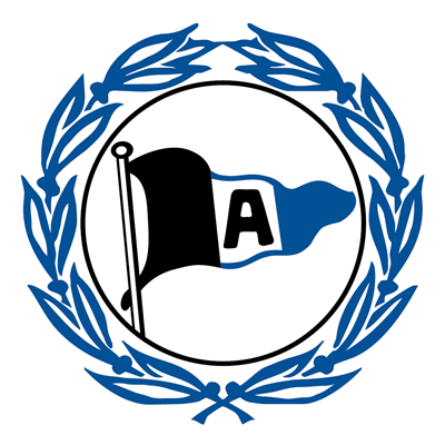 Logo des Deutschen Sport & Kultur e.V. (DSC), bestehend aus einem Lorbeerkranz um einen blauen Kreis mit einer stilisierten Flagge und dem Buchstaben "A".