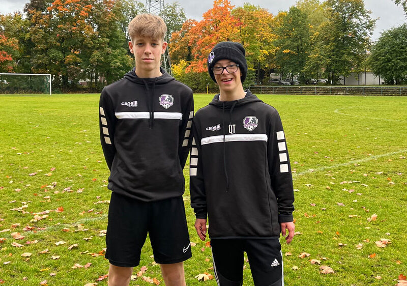 Tristan und Quentin bei der Tandem Young Coach-Ausbildung Kaiserslautern