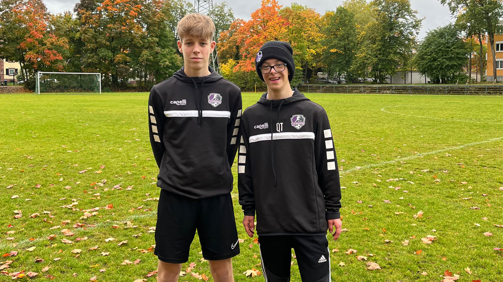 Tristan und Quentin bei der Tandem Young Coach-Ausbildung Kaiserslautern