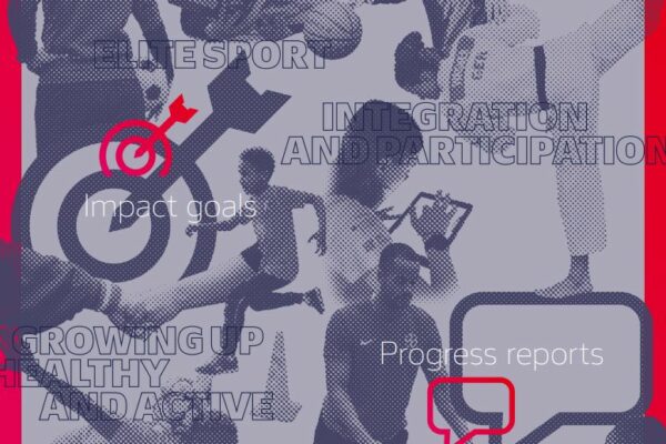 Grafik des Tätigkeitsberichts 2021/2022 der DFL Stiftung mit dem Fokus auf die Themen 