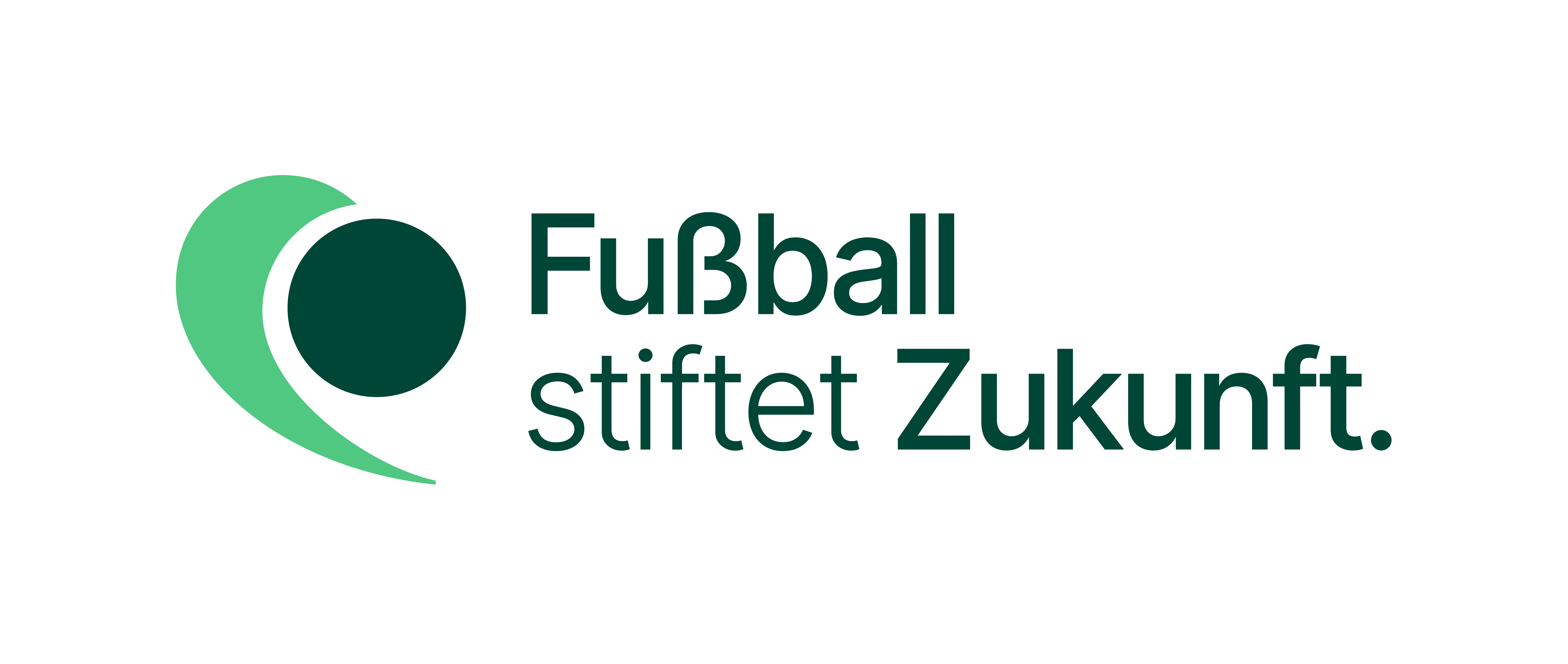 Fußball stiftet Zukunft.-Logo