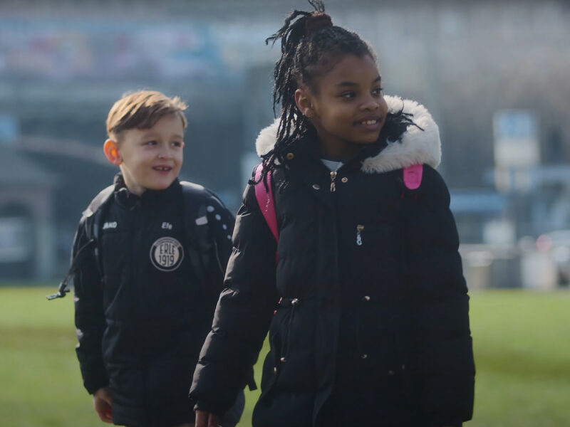 Die FtK-Teilnehmenden Mira und Efe