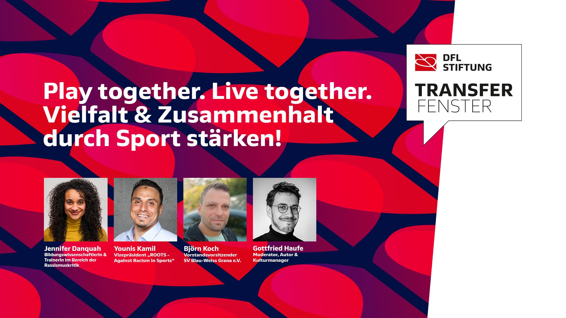 Vorschaubild - Transferfenster "Play togehter. Live together."