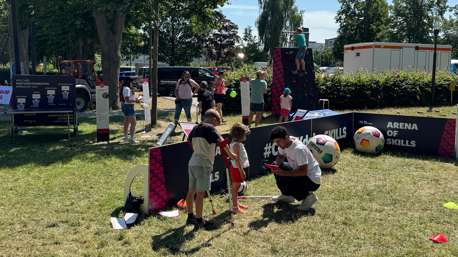 Die Arena of Skills beim Mecklenburg-Vorpommern Tag in Greifswald